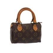 Louis Vuitton Vintage Pre-owned Canvas handvskor Brown, Dam