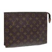 Louis Vuitton Vintage Pre-owned Canvas necessrer Brown, Dam