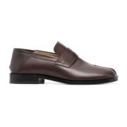 Maison Margiela Tabi Dam Mocassin Brun Läder Brown, Dam