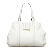 Gucci Vintage Pre-owned Laeder totevskor White, Dam