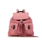 Gucci Vintage Pre-owned Laeder axelremsvskor Pink, Dam