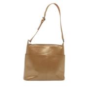 Louis Vuitton Vintage Pre-owned Canvas axelremsvskor Beige, Dam