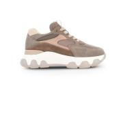 Hogan Nude och Rostade Sneakers Beige, Dam