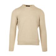 Gran Sasso Beige Sweater Paricollo Beige, Herr