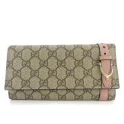 Gucci Vintage Pre-owned Canvas plnbcker Beige, Dam