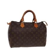 Louis Vuitton Vintage Pre-owned Canvas handvskor Brown, Dam