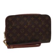 Louis Vuitton Vintage Pre-owned Canvas kuvertvskor Brown, Dam