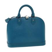 Louis Vuitton Vintage Pre-owned Laeder louis-vuitton-vskor Blue, Dam