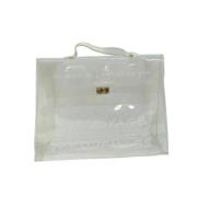 Hermès Vintage Pre-owned Tyg handvskor White, Dam