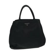 Prada Vintage Pre-owned Nylon prada-vskor Black, Dam