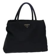 Prada Vintage Pre-owned Nylon prada-vskor Black, Dam