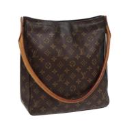 Louis Vuitton Vintage Pre-owned Canvas handvskor Brown, Dam