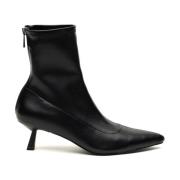 Steve Madden Svarta Ankelboots Tronchetto Stil Black, Dam