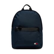 Tommy Jeans Laminerad canvas daglig ryggsäck Blue, Dam