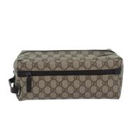 Gucci Vintage Pre-owned Laeder kuvertvskor Beige, Dam