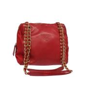 Prada Vintage Pre-owned Laeder prada-vskor Red, Dam