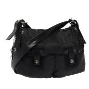 Celine Vintage Pre-owned Nylon axelremsvskor Black, Dam