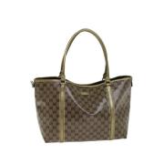 Gucci Vintage Pre-owned Canvas gucci-vskor Beige, Dam