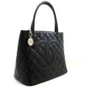 Chanel Vintage Pre-owned Laeder chanel-vskor Black, Dam