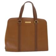 Burberry Vintage Pre-owned Laeder handvskor Brown, Dam