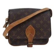 Louis Vuitton Vintage Pre-owned Canvas louis-vuitton-vskor Brown, Dam