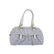 Celine Vintage Pre-owned Canvas handvskor Blue, Dam