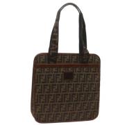 Fendi Vintage Pre-owned Canvas totevskor Brown, Dam