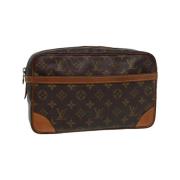 Louis Vuitton Vintage Pre-owned Canvas louis-vuitton-vskor Brown, Dam