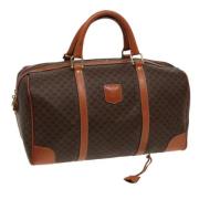 Celine Vintage Pre-owned Laeder handvskor Brown, Dam