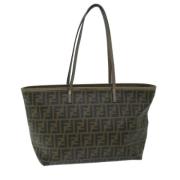 Fendi Vintage Pre-owned Canvas totevskor Green, Dam