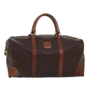 Celine Vintage Pre-owned Laeder handvskor Brown, Dam