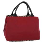 Burberry Vintage Pre-owned Nylon handvskor Red, Dam