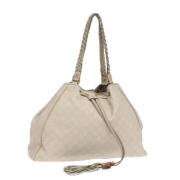 Gucci Vintage Pre-owned Laeder gucci-vskor Beige, Dam