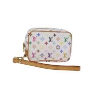 Louis Vuitton Vintage Pre-owned Canvas louis-vuitton-vskor White, Dam