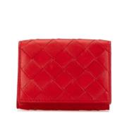 Bottega Veneta Vintage Pre-owned Laeder plnbcker Red, Dam