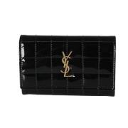 Yves Saint Laurent Vintage Pre-owned Laeder plnbcker Black, Dam