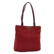 Prada Vintage Pre-owned Nylon prada-vskor Red, Dam