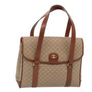 Celine Vintage Pre-owned Canvas celine-vskor Beige, Dam