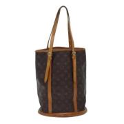 Louis Vuitton Vintage Pre-owned Canvas axelremsvskor Brown, Dam