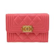 Chanel Vintage Pre-owned Laeder plnbcker Pink, Dam