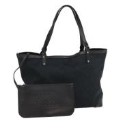 Gucci Vintage Pre-owned Canvas totevskor Black, Dam