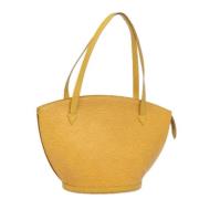 Louis Vuitton Vintage Pre-owned Laeder louis-vuitton-vskor Yellow, Dam