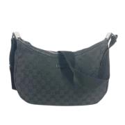 Gucci Vintage Pre-owned Canvas gucci-vskor Black, Dam