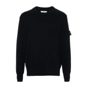 Stone Island Blå Sweatshirt Aw24 Herrmode Blue, Herr