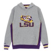 Mitchell & Ness LSU Tigers Heavyweight Fleece Hoodie Gray, Herr