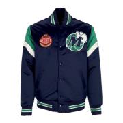 Mitchell & Ness Dallas Mavericks Bomberjacka NBA Lagfärger Blue, Herr