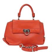 Salvatore Ferragamo Pre-owned Pre-owned Laeder handvskor Red, Dam