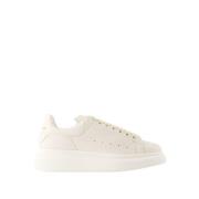 Alexander McQueen Vita Läder Oversized Sneakers White, Dam