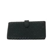 Bottega Veneta Vintage Pre-owned Laeder nyckelhllare Black, Dam