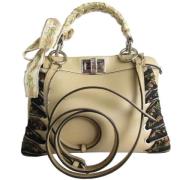 Fendi Vintage Pre-owned Laeder fendi-vskor Beige, Dam